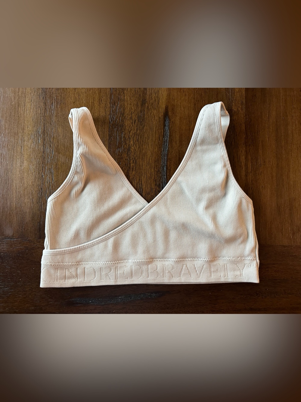 Kindred Bravely Ribbed Wrap Nursing Bra - Cream